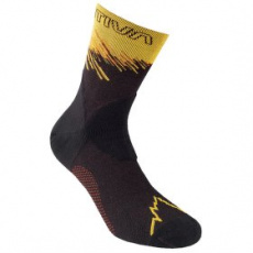 Ponožky La Sportiva Ultra Running Socks Black/Yellow_999100