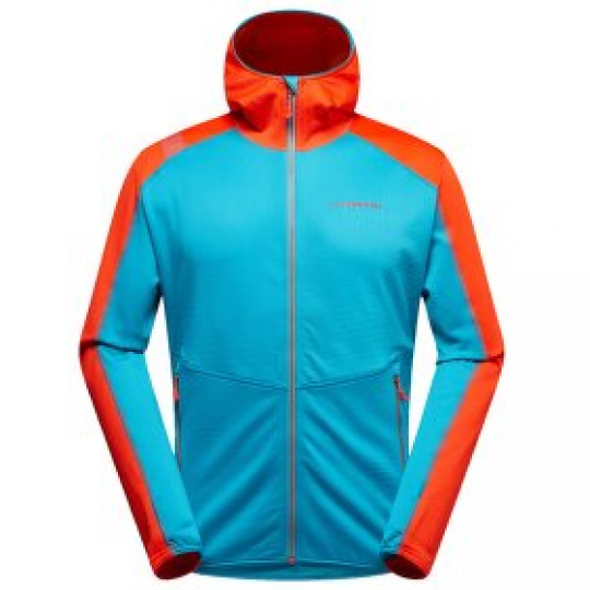 Mikina La Sportiva Upendo Hoody M Tropic Blue/Cherry Tomato