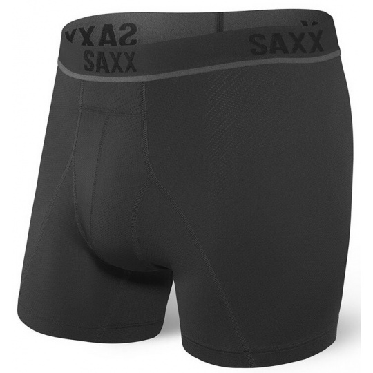 Boxerky Saxx KINETIC L-C MESH BB blackout