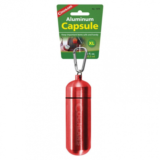 Coghlan´s pouzdro Aluminium Capsule XL Red