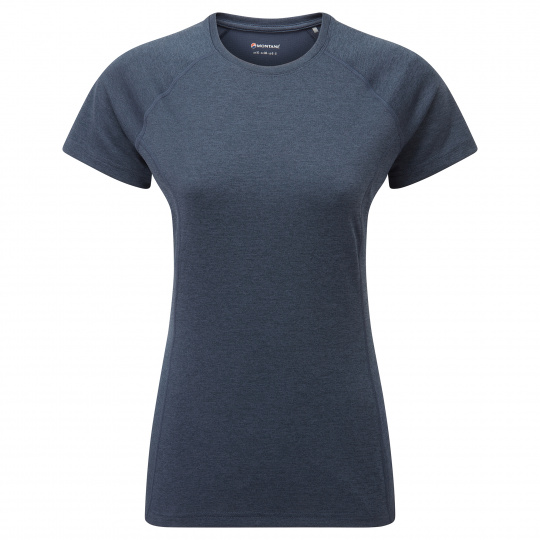 Montane FEM DART T-SHIRT-ECLIPSE BLUE-UK14/L dámské triko modré