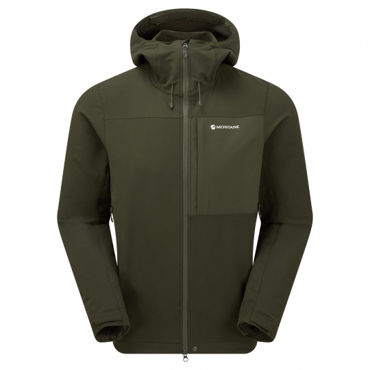 Montane TENACITY XT HOODIE-OAK GREEN-L pánská bunda zelená