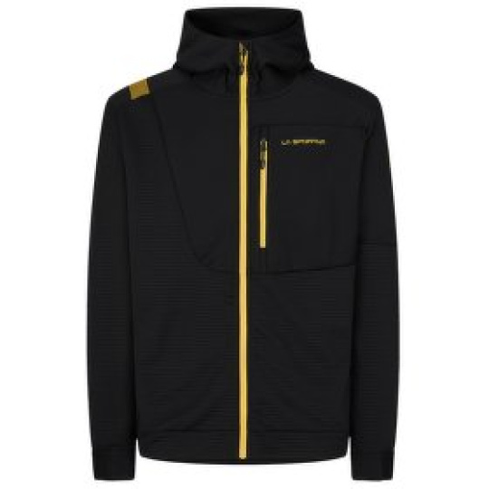 Mikina La Sportiva Mood Hoody M Black/Yellow