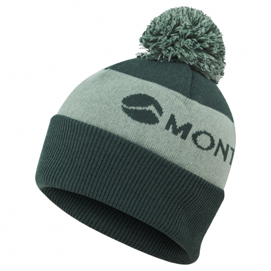 Montane LOGO CUFFED BEANIE-DEEP FOREST-ONE SIZE unisex čepice tmavě zelená