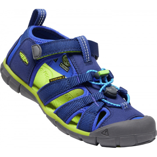 Sandály Keen SEACAMP II CNX YOUTH blue depths/chartreuse