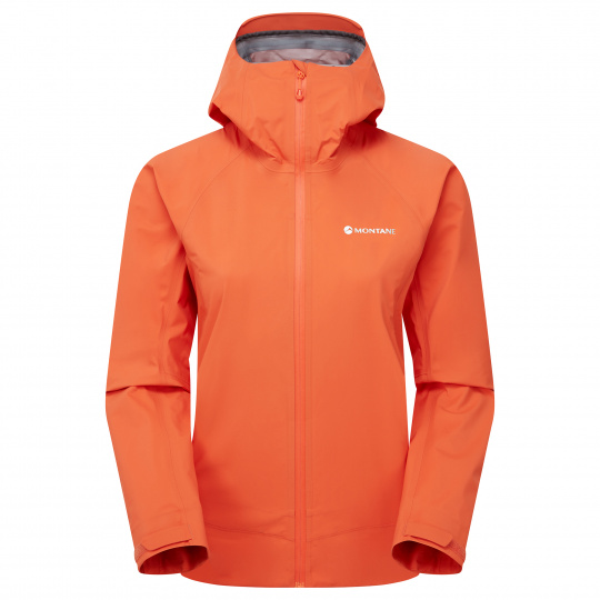 Montane FEM PHASE LITE JACKET-TIGERLILY-UK14/L dámská bunda oranžová