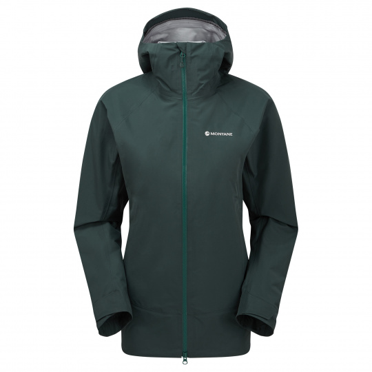 Montane FEM PHASE JACKET-DEEP FOREST-UK14/L dámská bunda tmavě zelená