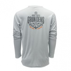 Logo Anchor LS Tech Tee - Grey Mist vel. XXL