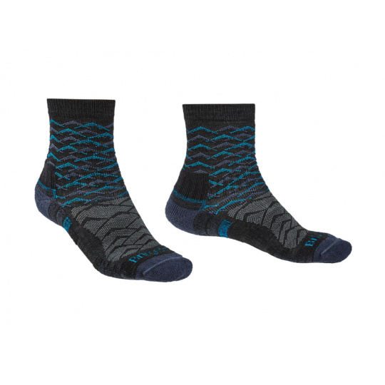 Bridgedale Hike LW MP 3/4 Crew dark grey/blue/126