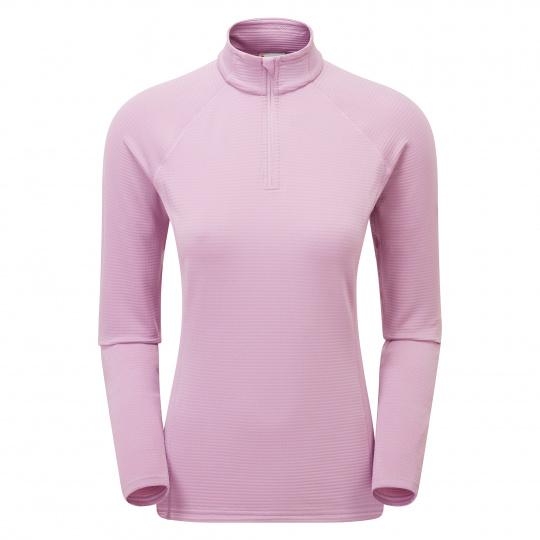 Montane FEM PROTIUM LITE PULL-ON-ALLIUM-UK16/XL dámská mikina lila