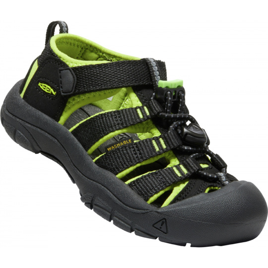 Sandály Keen NEWPORT H2 CHILDREN black/lime green