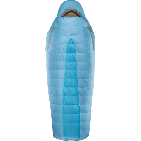 Thermarest BOOST 650 20F/-6C Small Morning Blue péřový spacák světlemodrý