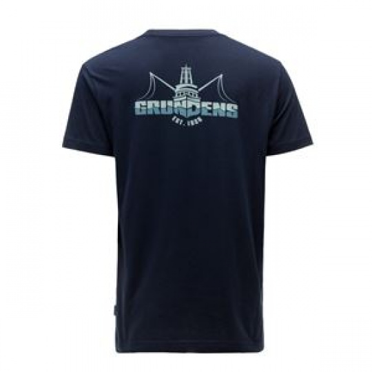 Logo Boat SS T-Shirt - Dark Navy vel. XL