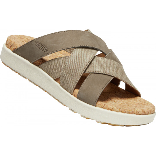 Pantofle Keen ELLE MIXED SLIDE WOMEN brindle/birch