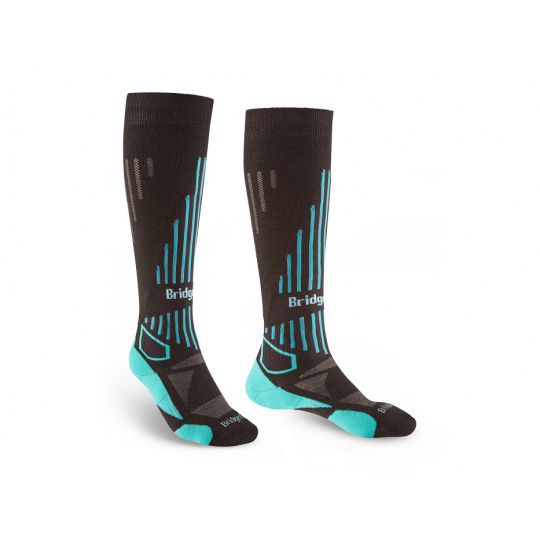 Bridgedale Ski Lightweight Women's black/blue/007